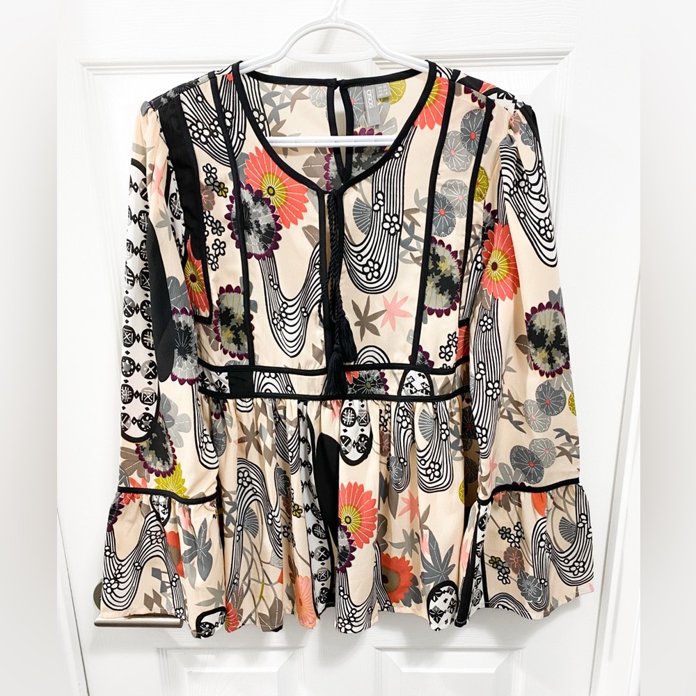 ASOS Floral and Abstract Blouse